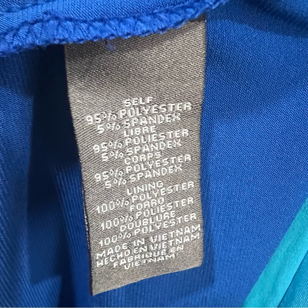 Vince Camuto Halter Color Block Chevron Maxi Dress - image 4